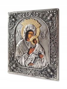 IKONA metaloplastyczna Matka Boska Nieustającej Pomocy