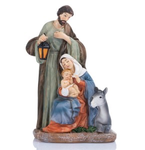 Szopka Boże Narodzenie - Święta Rodzina  (15cm)