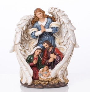 Szopka Boże Narodzenie - Święta Rodzina  (18cm) 