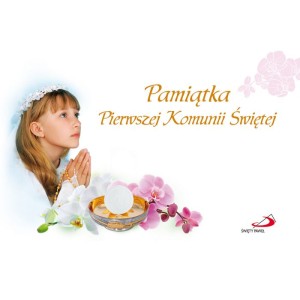 Pamiątka Pierwszej Komunii Świętej dla dziewczynki