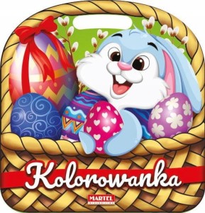 Kolorowanka Wielkanocna - Koszyczek Wielkanocny