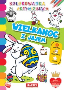 Kolorowanka Wielkanocna - Wielkanoc z jajem