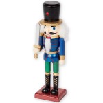 Dziadek do orzechów - figurka DUŻA (niebieska)