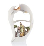 Szopka bożonarodzeniowa - Anioł - Święta Rodzina LED 2