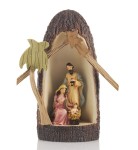 SZOPKA BOŻE NARODZENIE - Święta Rodzina - LED