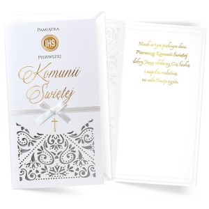 Karnet - IHS Pierwsza Komunia Święta PM-290