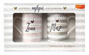 Komplet kubków ślubnych Jesteście najlepsi pod słońcem!