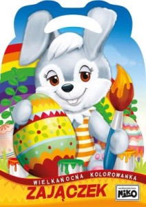 Wielkanocna kolorowanka Zajączek 