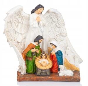 Szopka Boże Narodzenie - Święta Rodzina  (18cm) 
