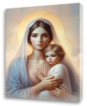 Obraz na płótnie Matka Boża z Dzieciątkiem Jezus 30x40