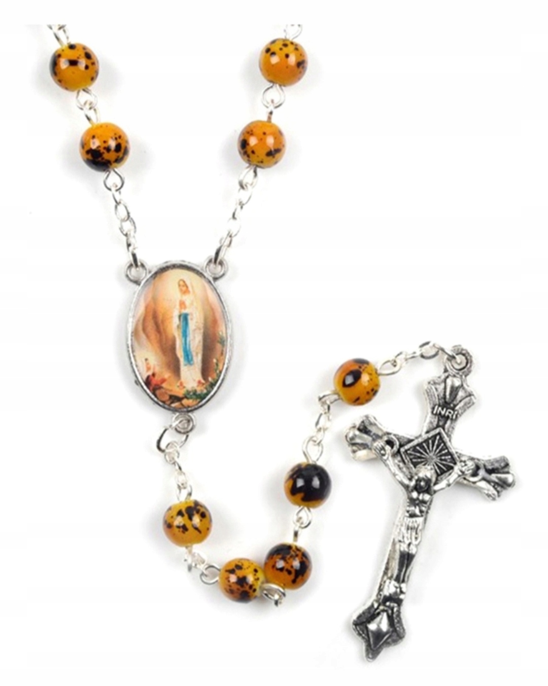 Różaniec Matka Boża z Lourdes - kocie oko Rosaropoly